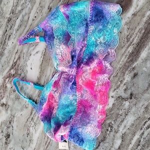 Victoria's Secret PINK Camisole Bra Tie Dye Top NWT Size L